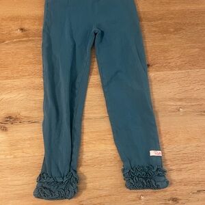 Ruffle Butts Kids Leggings - Deep Teal